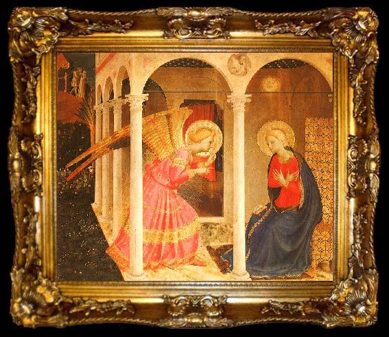 framed  Fra Angelico Annunciation, ta009-2